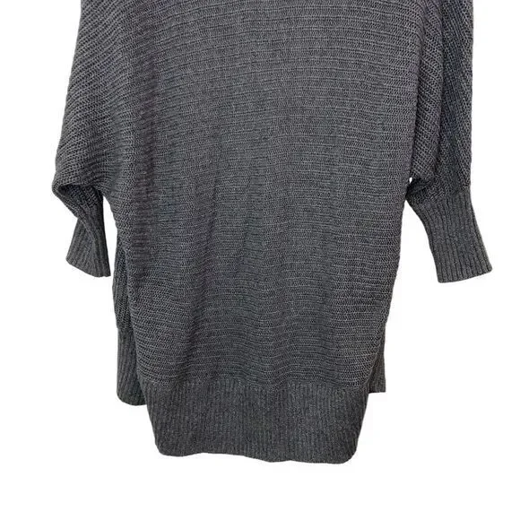 American Eagle Outfitters Woman's Gray Long Sleeve Knit Open Cardigan Size XS - Picture 7 of 8